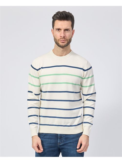 Maglia girocollo Sette/Mezzo in misto cotone SETTE/MEZZO | 650221OFF WHITE